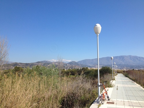 Motril with mountains in the background