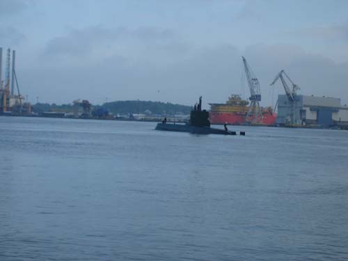 Submarine in the Harbour