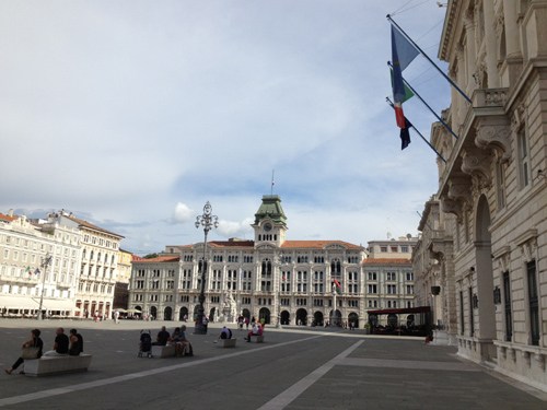 Impressive old stately buildings