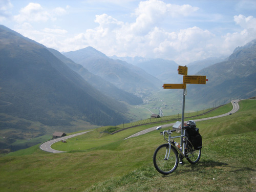 The Pass above Andermatt