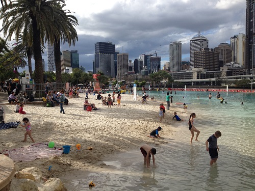 Kids playing in Brisbane