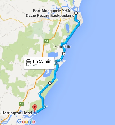 Harrington to Port Macquarie