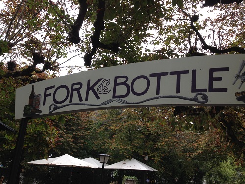 Fork and Bottle