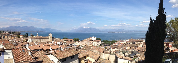 Lake Garda from the Castle in Deseszano