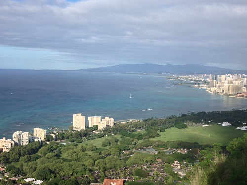 Diamon Head and Honolulu