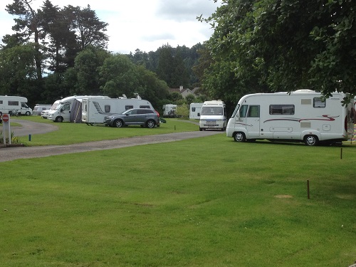 Camping at The Caravan Club site Totnes