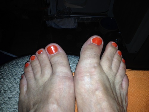 Orange Feet