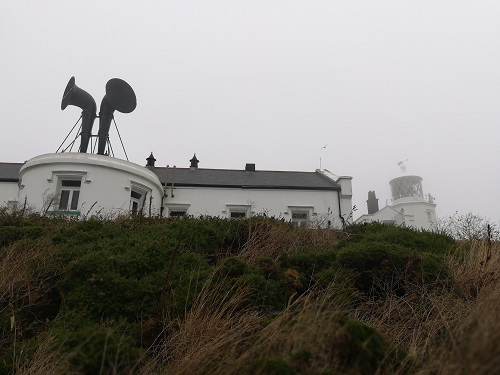 Lighthouse with horn