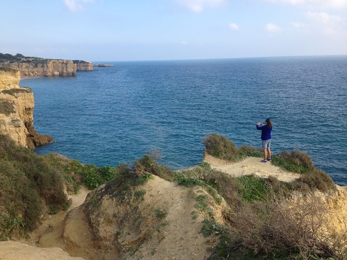 Fiona on the Clifs